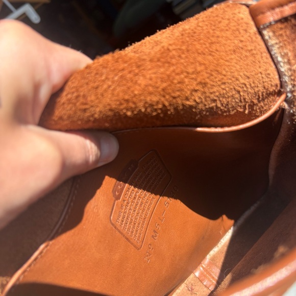 VTG Coach No. M5L-5130 brown leather messenger bag - Picture 7 of 7